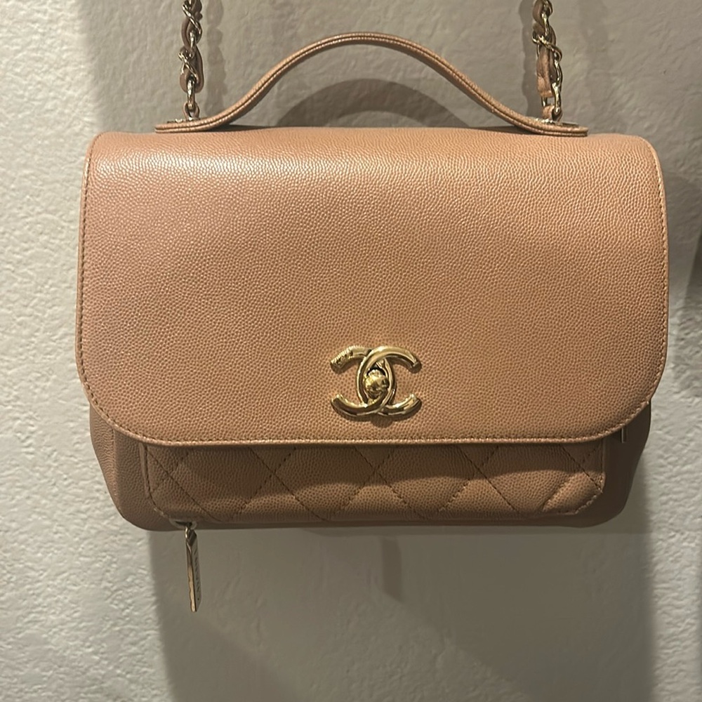 CHANEL Tan Crossbody Bag